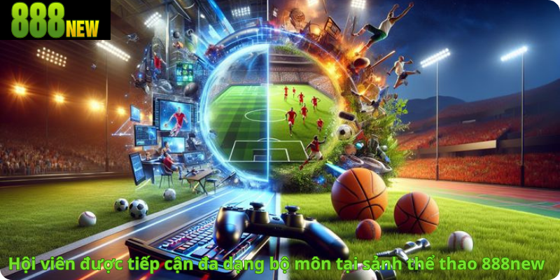 Hội viên được tiếp cận đa dạng bộ môn tại sảnh thể thao 888new