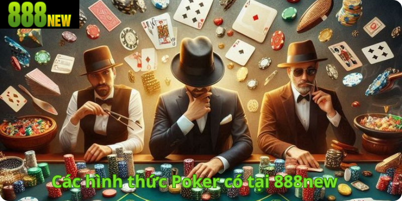 Các hình thức Poker có tại 888new